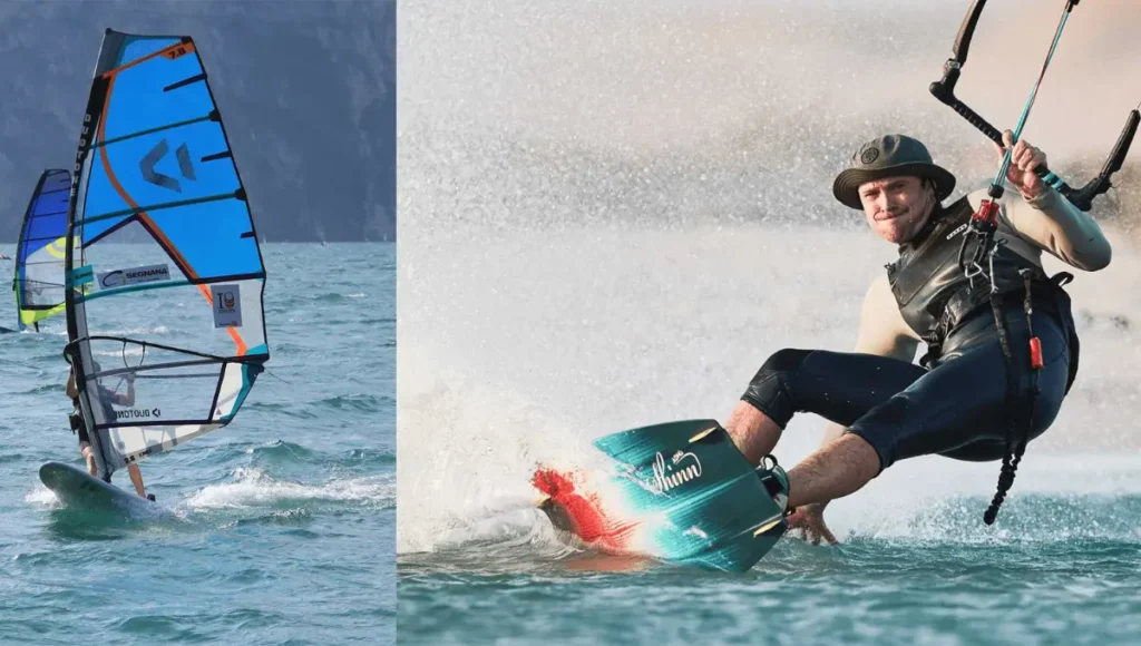 Kitesurfing vs windsurfing