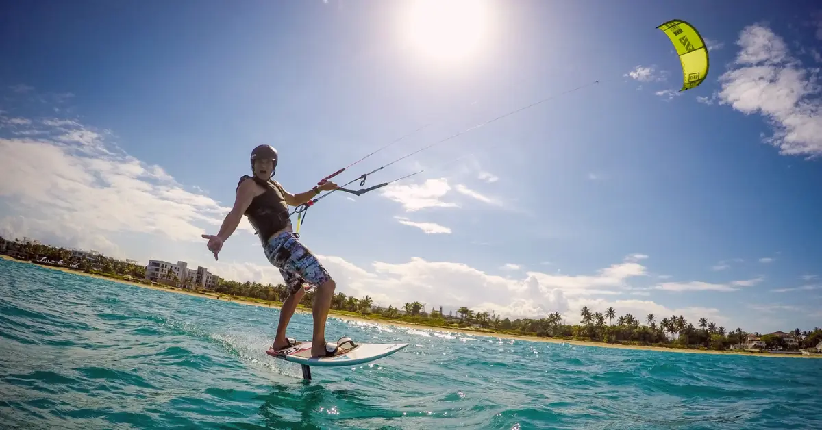 What kind of sport is kitesurfing?