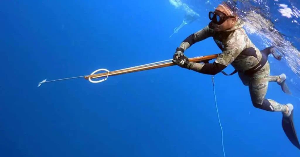 What does spearfishing in Hawaii look like?